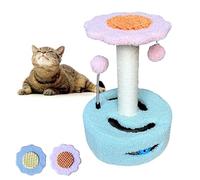 EL ÁTICO PETS Arbol Rascador para Gatos. Rascador Gato Pequeño de 35 CM. Torre para Gatos con 2 Bolas de Juego. Arranhador para Gatos. Arbol Gato en Forma de Flor