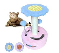 EL ÁTICO PETS Arbol Rascador para Gatos. Rascador Gato Pequeño de 35 CM. Torre para Gatos con 2 Bolas de Juego. Arranhador para Gatos. Arbol Gato en Forma de Flor