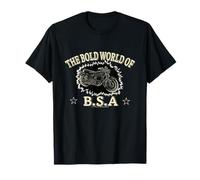 El audaz Mundo de Las Motocicletas BSA Retro Camiseta