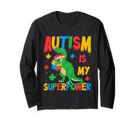 El autismo es mi conciencia de superpotencia Autista Manga Larga