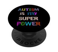 El Autismo es mi Superpoder PopSockets PopGrip Adhesivo