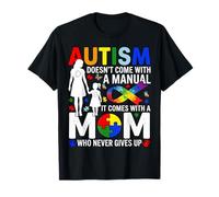 El Autismo no Viene con una Conciencia Manual sobre el Autismo Mamá Niña Camiseta