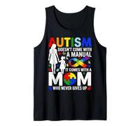 El Autismo no Viene con una Conciencia Manual sobre el Autismo Mamá Niña Camiseta sin Mangas