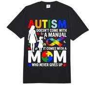 El Autismo no Viene con una Conciencia Manual sobre el Autismo Mamá Niña Comfort Colors Adult Heavyweight T-Shirt