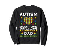 El Autismo Viene con el Mes del Orgullo de concienciación sobre el Autismo de papá Sudadera