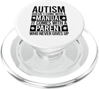 El Autismo Viene con un Padre Que Nunca se rinde Meme PopSockets PopGrip para MagSafe