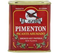 El Avion Pimenton Picante Ahumado - Pimentón Picante Ahumado 75 g, Rojo, Pack de 1