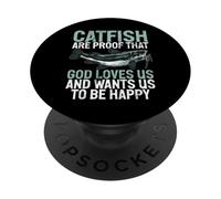 El bagre es Prueba de Que Dios Nos ama bagre PopSockets PopGrip Adhesivo