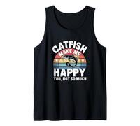 El bagre retro me hace feliz, no eres tanto Camiseta sin Mangas