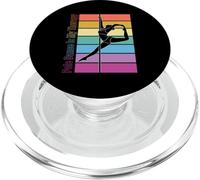 El Baile en Barra es mi Terapia Retro Rainbow Pole Dance PopSockets PopGrip para MagSafe