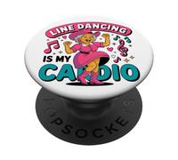 El Baile en línea es mi Cardio PopSockets PopGrip Adhesivo