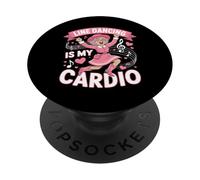 El Baile en línea es mi Cardio PopSockets PopGrip Adhesivo