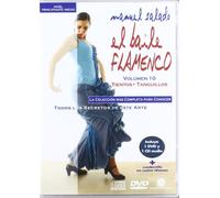 El Baile Flamenco Vol 10: Tientos -Tanguillos, Colección de 10 DVDs, Nivel Principiante/Medio, Incluye DVD y CD de Audio