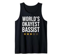 El Bajista más Bueno del Mundo Divertido bajo músico Camiseta sin Mangas