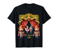 El Ballet Cascanueces de Navidad Príncipe y Princesa de Madera Camiseta