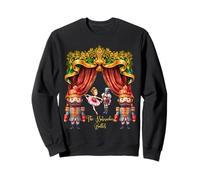 El Ballet Cascanueces de Navidad Príncipe y Princesa de Madera Sudadera
