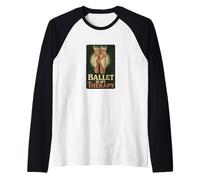 El Ballet es mi Terapia Estudio de Baile Actuación de ensayo Camiseta Manga Raglan