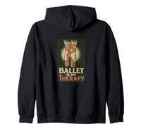 El Ballet es mi Terapia Estudio de Baile Actuación de ensayo Sudadera con Capucha
