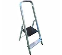 EL BAÑO MODERNO Escalera 2 Peldaños. Escaleras Plegables Aluminio 150kg MAX. Escalera Bloqueo Automatico con Bisagras Acero. Hecha de Aluminio Tacos Antideslizantes. Escadote Peldaño 80mm