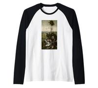 El Barco de los tontos de Hieronymus Bosch (1500) Camiseta Manga Raglan