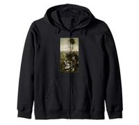 El Barco de los tontos de Hieronymus Bosch (1500) Sudadera con Capucha