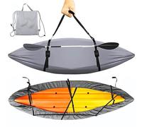 El Barco, Funda Protectora for Kayak, Canoa, 420D Oxford, for Kayaks de 3 a 6,5 m, Color Gris(3m/9.8ft)