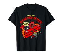 El Barón Rojo Flying Circus of Death Demon Horror Camiseta