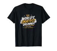 El Baterista más Bueno del Mundo golpea Cosas principalmente a propósito Musical Camiseta