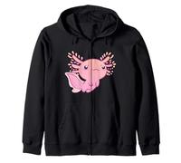 El bebé Axolotl Pinta el Arte Kawaii Super Lindo Animales Sudadera con Capucha