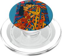 El beso de Gustav Klimt PopSockets PopGrip para MagSafe