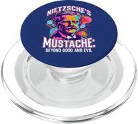 El Bigote de Nietzsche más allá del Bien y el Mal PopSockets PopGrip para MagSafe