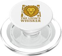 El Bigote del león Cuento Popular etíope de Coraje, Amor PopSockets PopGrip para MagSafe