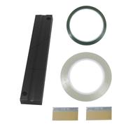 El bloque de empalme de cinta de 1/4 pulgadas cura la oxidación anodizada y evita la oxidación para un uso fácil con juegos de reparación de cinta