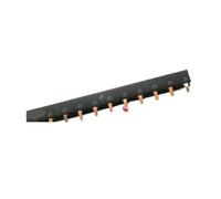 El bloque de terminales de barra colectora de 12 posiciones 3P puede conectar 4 circuitos de interruptores automáticos 3P A9XPH312