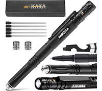 El bolígrafo táctico 6 en 1 más cargado: resuelve las debilidades de otras marcas, punta de autodefensa + linterna + bolígrafo + abridor de botellas + destornillador + llave hexagonal, 5