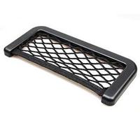 El bolsillo de red para recibos de coche se puede pegar con una bolsa de malla elástica. Bolsillo para joyas de coche, 1 bolsillo negro de calidad superior y proceso profesional creativo