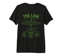 El Bombardero Lanc Lancaster Avro Heavy Camiseta Premium