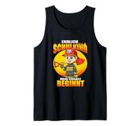 El Bombero Escolar por Fin Comienza Mi Misión Escolar Camiseta sin Mangas