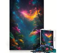 El Bosque Despierta - Rompecabezas de 1000 Piezas para Adolescentes - Juguete de razonamiento y Habilidades - Sin estrés - Corte preciso - Un Regalo Encantador 50x75cm