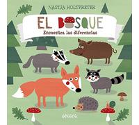 El bosque: Encuentra las diferencias (PRIMEROS LECTORES - Hoja de cartón)