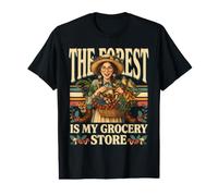 El Bosque es mi Tienda de comestibles Foraging Camiseta gráfica económica