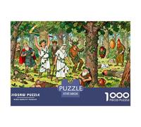 El Bosque Sagrado del Roble druida Puzzle De Madera Impermeable DIY Puzzles De 1000 Piezas para Adultos Imposible Rompecabezas Juegos Educativos