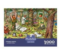 El Bosque Sagrado del Roble druida Puzzle De Madera Impermeable DIY Puzzles De 1000 Piezas Regalos para Adultos Imposible Rompecabezas Juegos Desafiantes