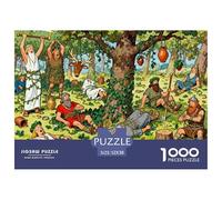 El Bosque Sagrado del Roble druida Puzzle De Madera Impermeable Puzzles De 1000 Piezas Regalos para Adultos Desafiante Y Estimulante Rompecabezas Decoración del Hogar