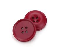 El botón, Gemelos de aleación de 20 piezas, multicolor, 15-25 mm(Deep Red,20mm)