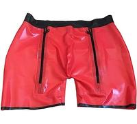 El Boxeador Atractivo Rojo De Goma Pone En Cortocircuito El Arreglo Para Requisitos Particulares Hecho A Mano Cómodo Del Diseño De La Cremallera 0.4m M,Negro Rojo,3XL