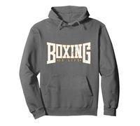 El Boxeo es Vida Sudadera con Capucha, Unisex para Adultos, Asfalto, L