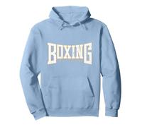El Boxeo es Vida Sudadera con Capucha, Unisex para Adultos, Azul Polvoriento, S