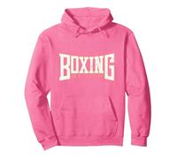 El Boxeo es Vida Sudadera con Capucha, Unisex para Adultos, Rosa Brillante, S