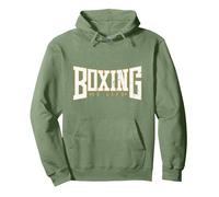 El Boxeo es Vida Sudadera con Capucha, Unisex para Adultos, Verde Salvia, L